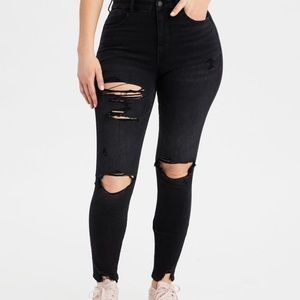 american eagle super high rise curvy jeans